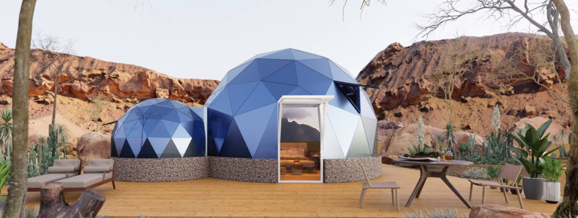 云龙县球形智能光伏玻璃星空房